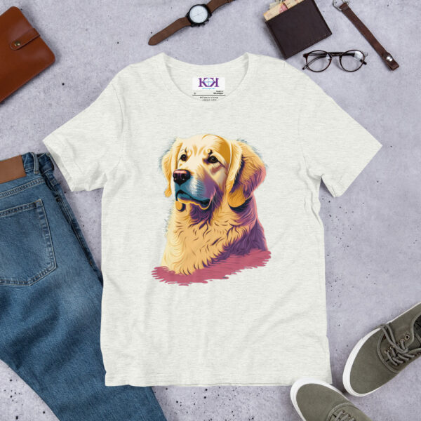 Golden Retrievers dog Unisex t-shirt - Image 10