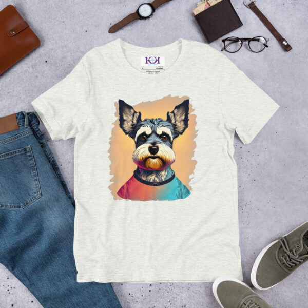 Miniature Schnauzers dog Unisex t-shirt - Image 10