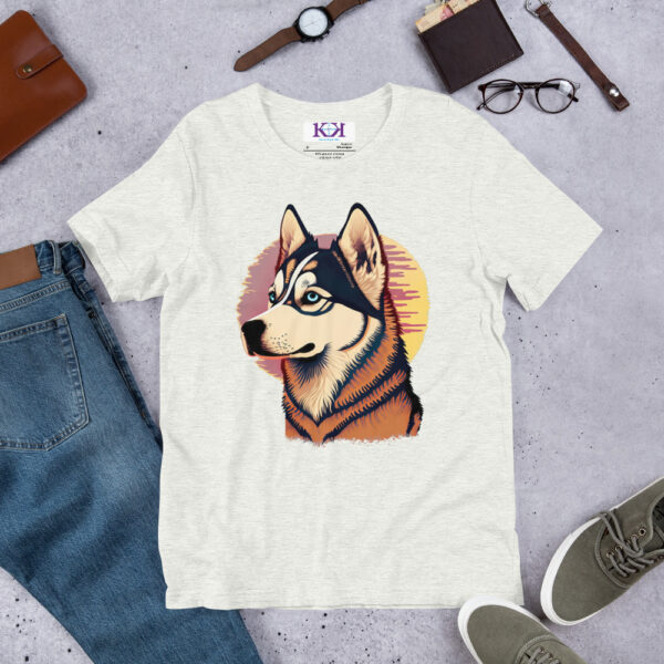 Siberian Huskies dog Unisex t-shirt - Image 10