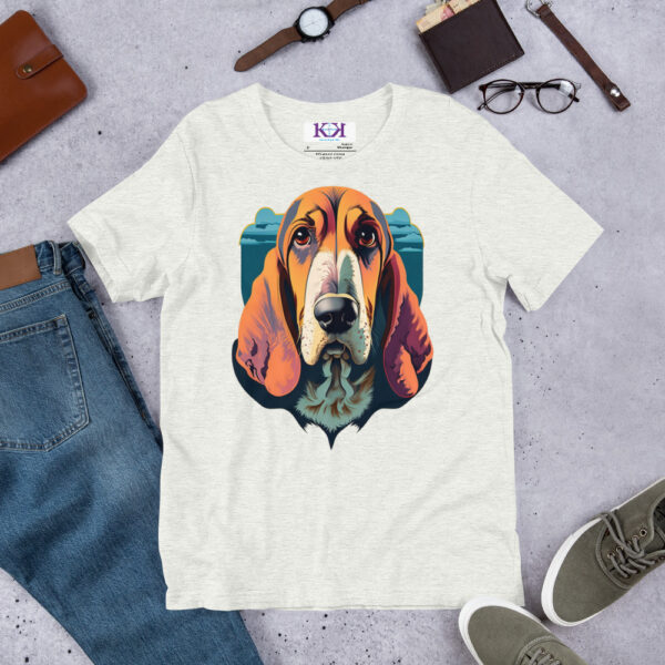 Basset Hounds dog Unisex t-shirt - Image 10