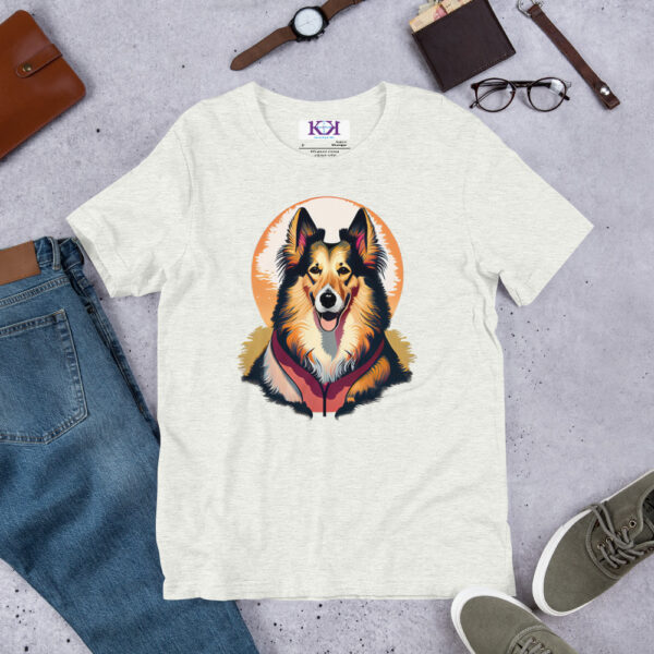 Collies dog Unisex t-shirt - Image 11