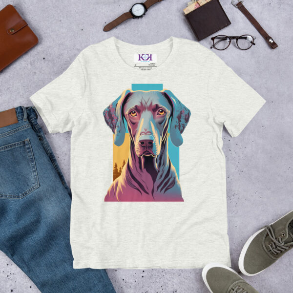 Weimaraners dog Unisex t-shirt - Image 10