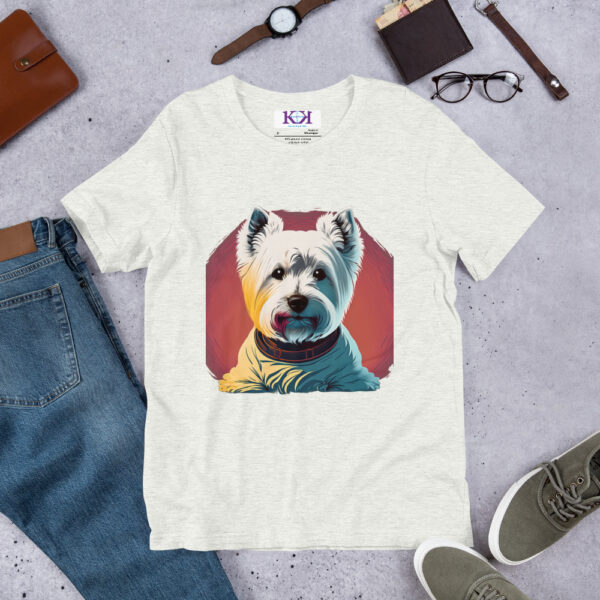 West Highland White Terriers dog Unisex t-shirt - Image 10