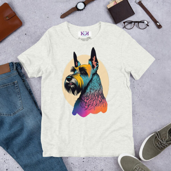 Standard Schnauzers dog Unisex t-shirt - Image 10