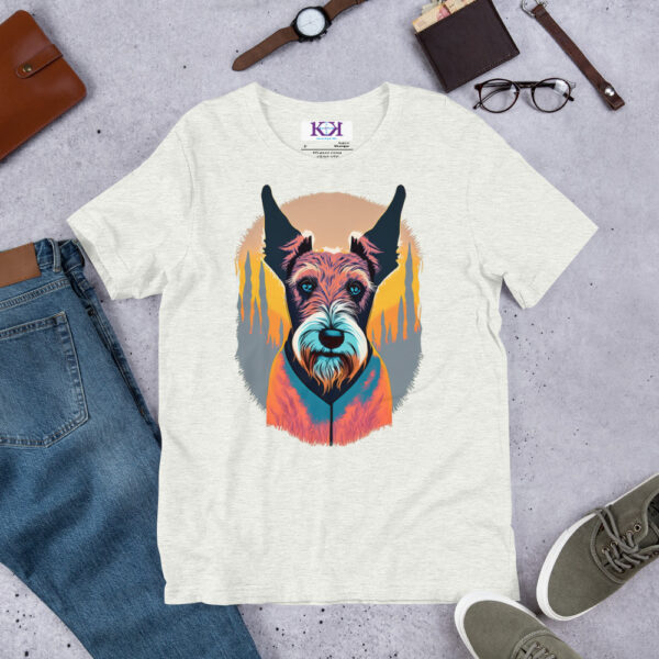 Wire Fox Terriers dog Unisex t-shirt - Image 10