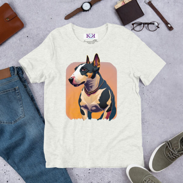 Miniature Bull Terriers dog Unisex t-shirt - Image 10