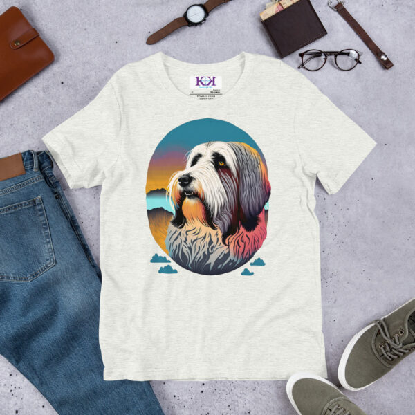 Bearded Collies dog Unisex t-shirt