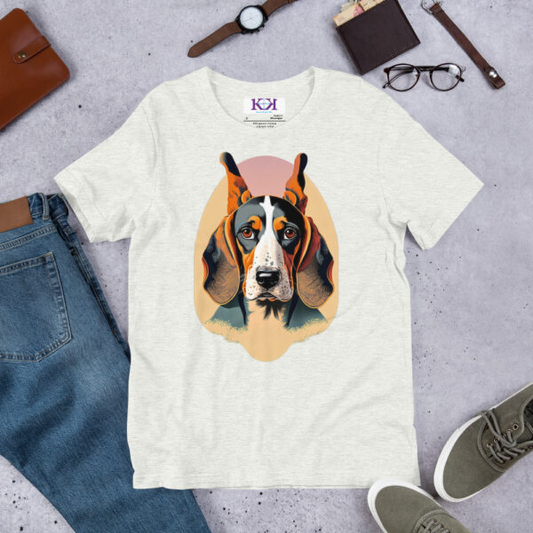 Black and Tan Coonhounds dog Unisex t-shirt