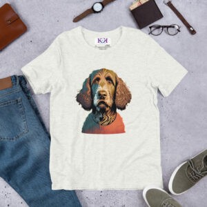 Irish Water Spaniels dog Unisex t-shirt