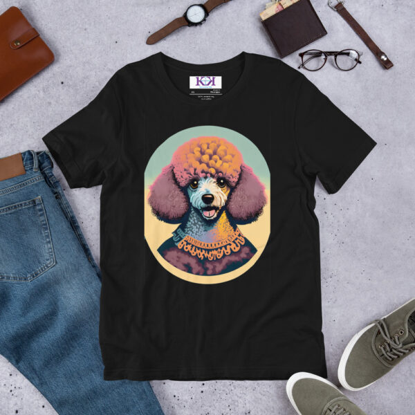 Poodles dog Unisex t-shirt - Image 3