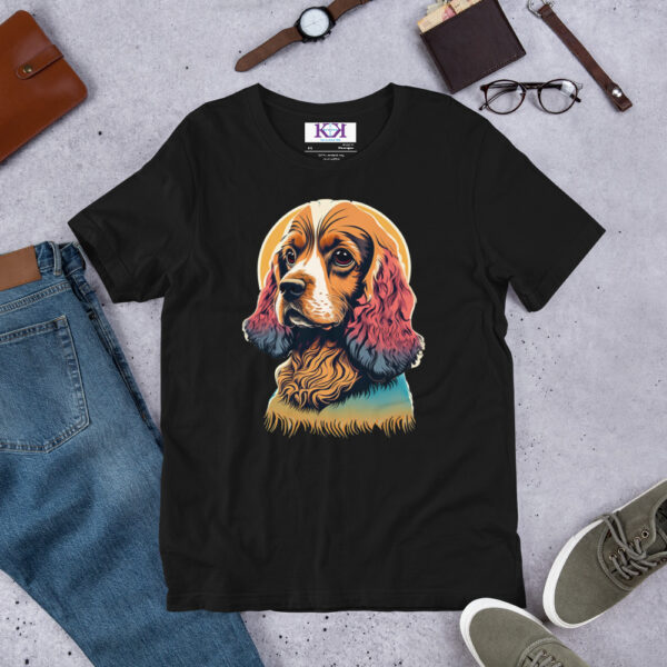 Cocker Spaniels dog Unisex t-shirt - Image 3