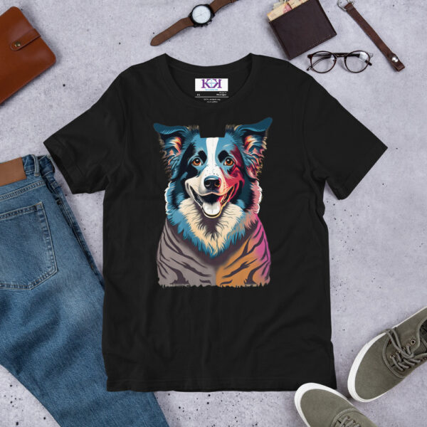 Border Collies dog Unisex t-shirt - Image 3