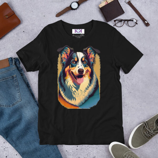 Miniature American Shepherds dog Unisex t-shirt - Image 3