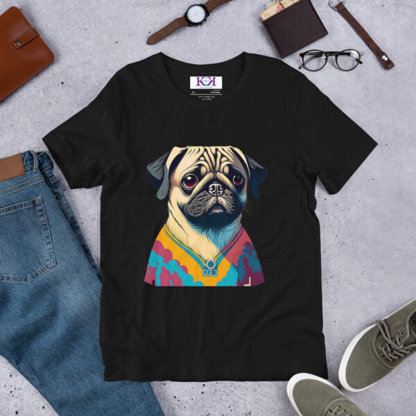 Pugs dog Unisex t-shirt - Image 3