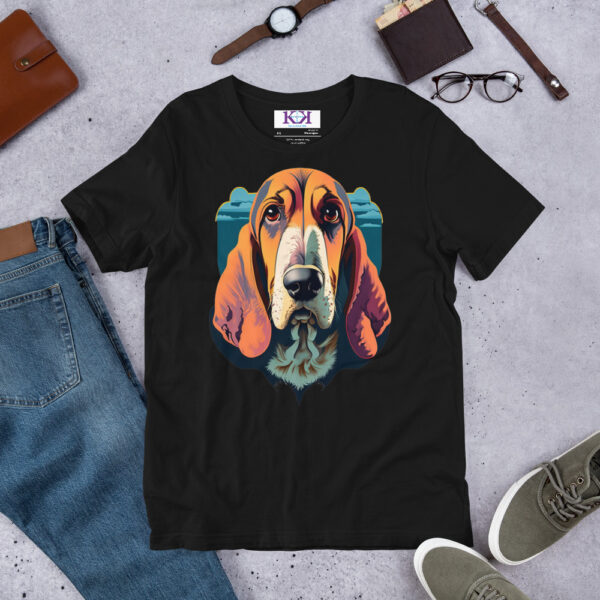 Basset Hounds dog Unisex t-shirt - Image 3