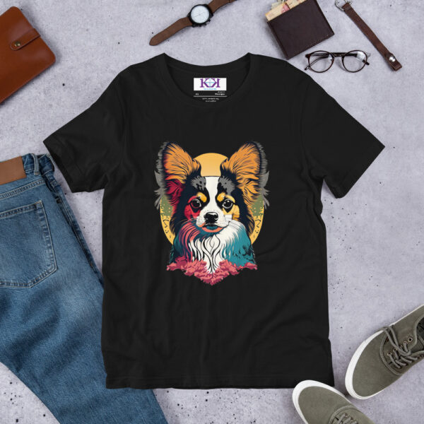Papillons dog Unisex t-shirt - Image 3
