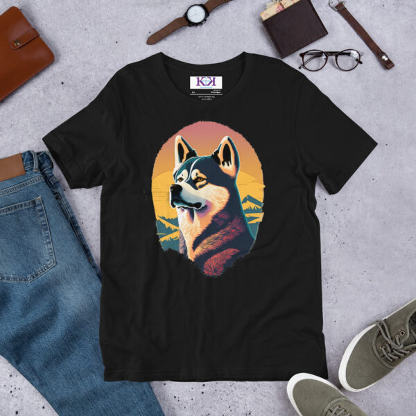 Akitas dog Unisex t-shirt - Image 3