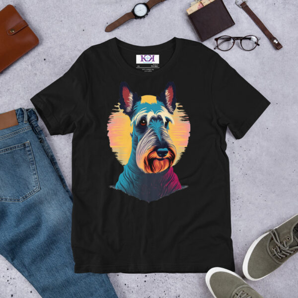 Scottish Terriers dog Unisex t-shirt - Image 3