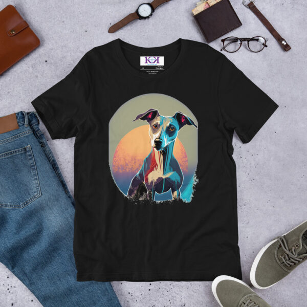 Whippets dog Unisex t-shirt - Image 3