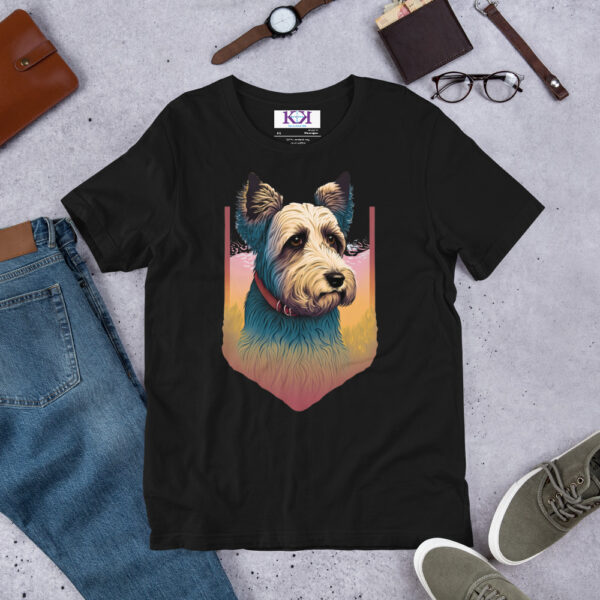 Soft Coated Wheaten Terriers dog Unisex t-shirt - Image 3