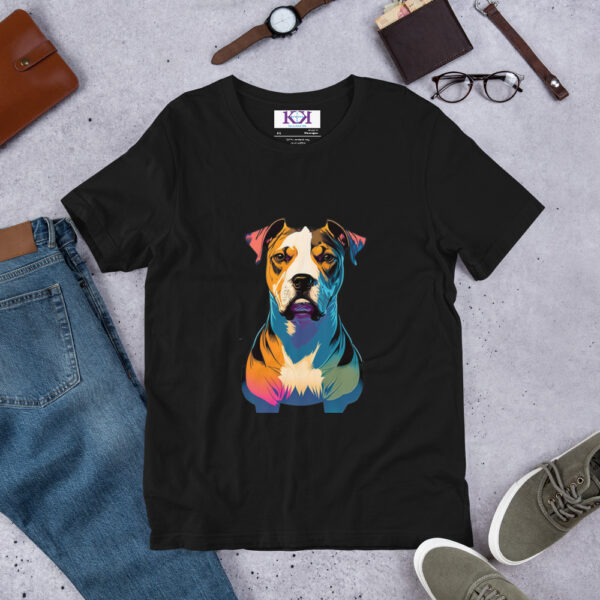Staffordshire Bull Terriers dog Unisex t-shirt - Image 3