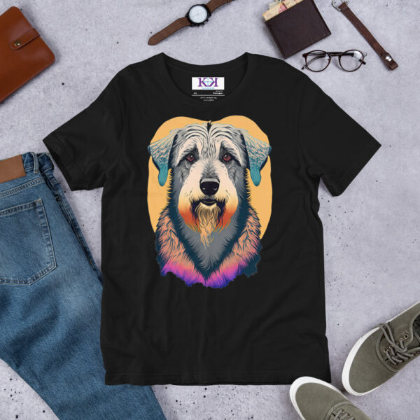 Irish Wolfhounds dog Unisex t-shirt - Image 3