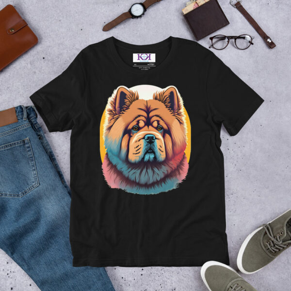 Chow Chows dog Unisex t-shirt - Image 3