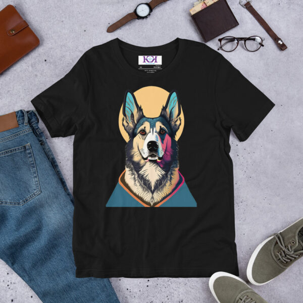 Norwegian Elkhounds dog Unisex t-shirt - Image 3