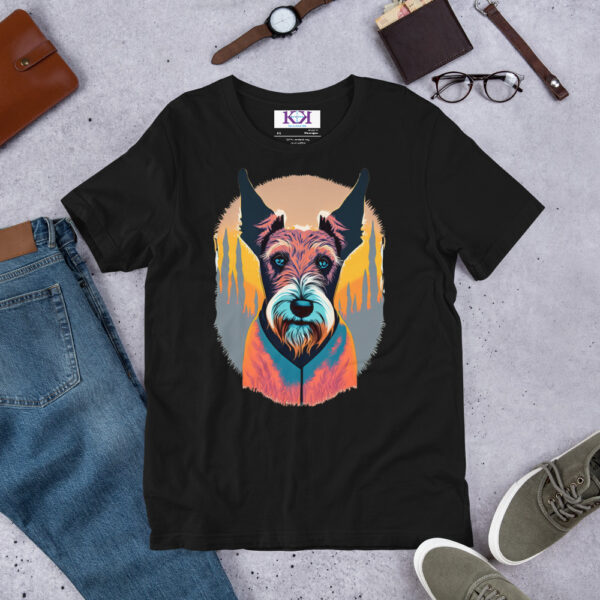 Wire Fox Terriers dog Unisex t-shirt - Image 3