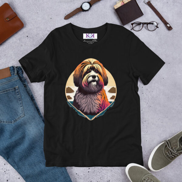 Tibetan Terriers dog Unisex t-shirt - Image 3