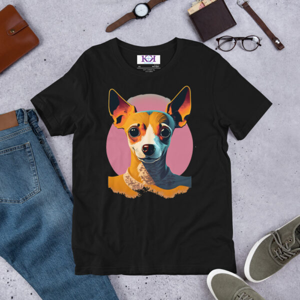 Toy Fox Terriers dog Unisex t-shirt - Image 3