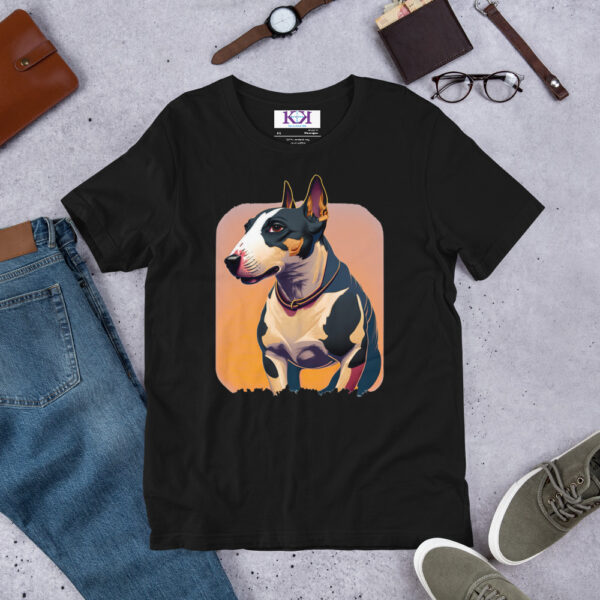 Miniature Bull Terriers dog Unisex t-shirt - Image 3