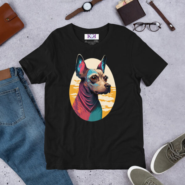 Xoloitzcuintlis dog Unisex t-shirt - Image 3