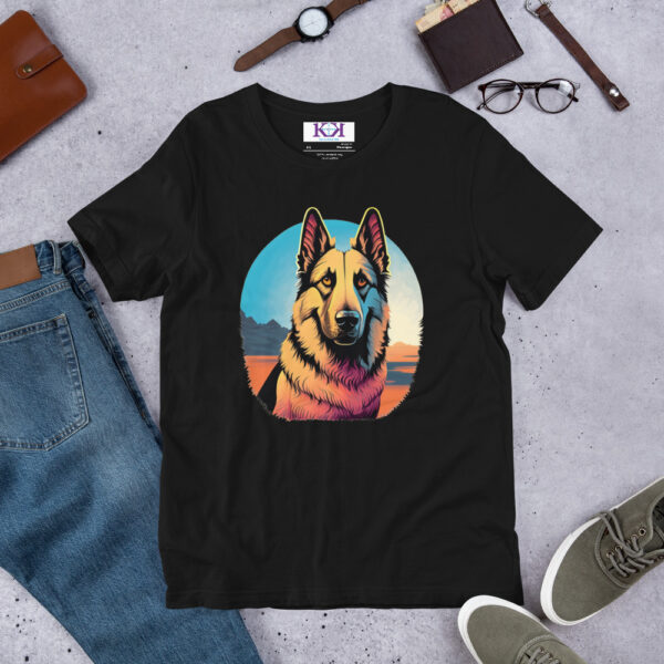 Belgian Sheepdogs dog Unisex t-shirt - Image 3