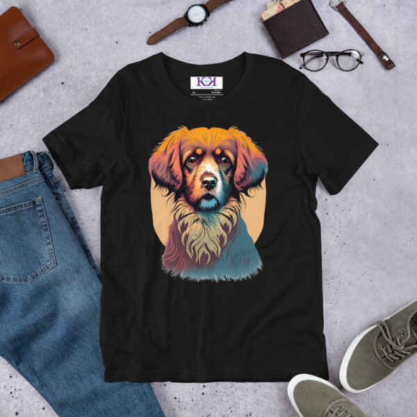 Tibetan Spaniels dog Unisex t-shirt - Image 3