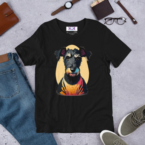 Black Russian Terriers dog Unisex t-shirt - Image 3