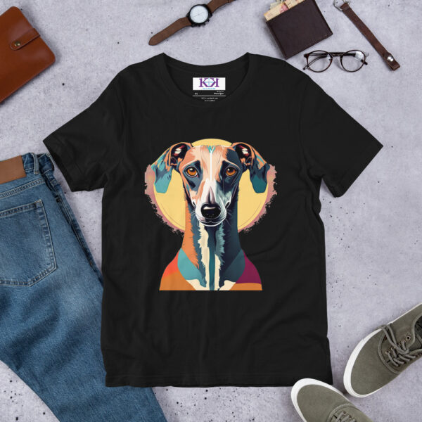 Greyhounds dog Unisex t-shirt - Image 3