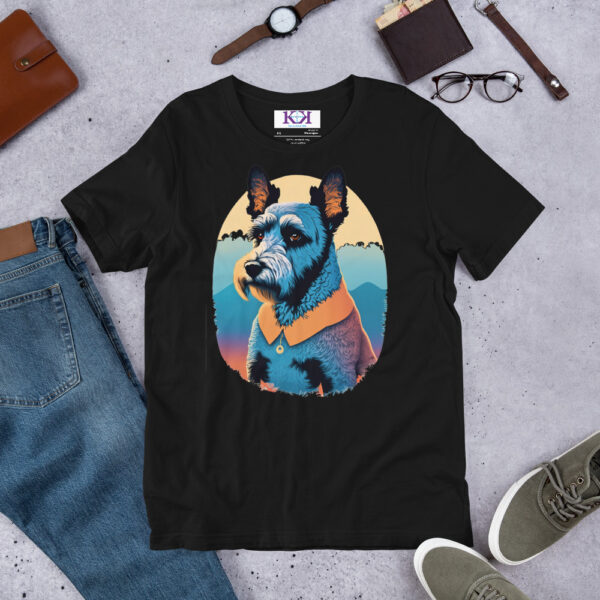 Kerry Blue Terriers dog Unisex t-shirt - Image 3