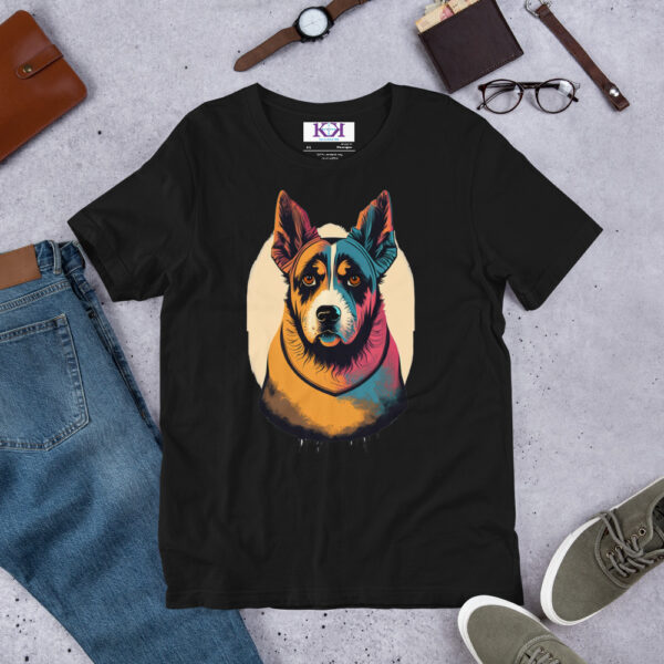 Berger Picards dog Unisex t-shirt - Image 3