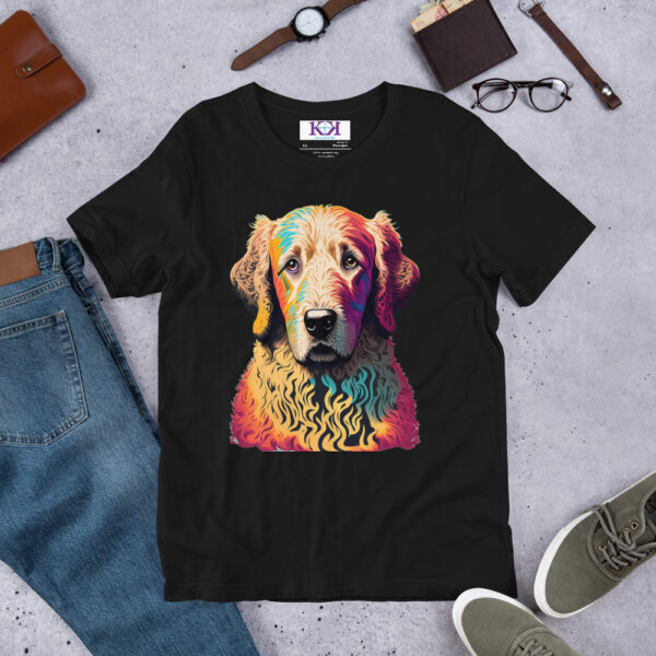 Curly-Coated Retrievers dog Unisex t-shirt - Image 3