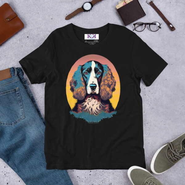 Field Spaniels dog Unisex t-shirt - Image 3