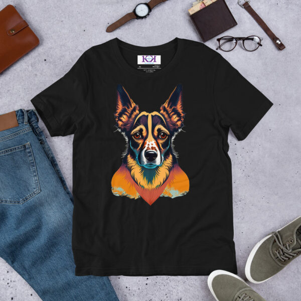 Nederlandse Kooikerhondjes dog Unisex t-shirt - Image 3