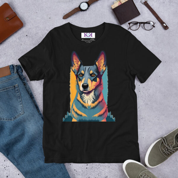 Swedish Vallhunds dog Unisex t-shirt - Image 3