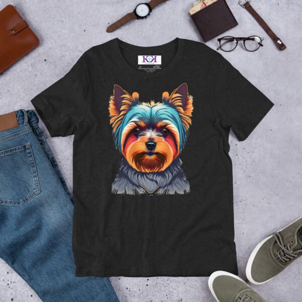 Yorkshire Terriers dog Unisex t-shirt - Image 2