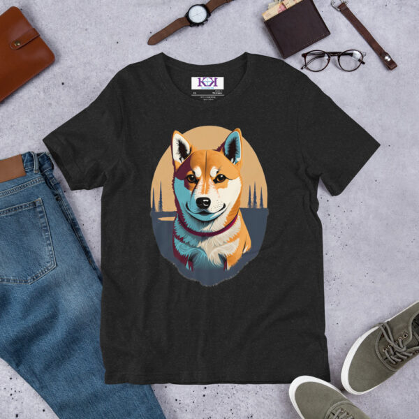 Shiba Inu dog Unisex t-shirt - Image 2