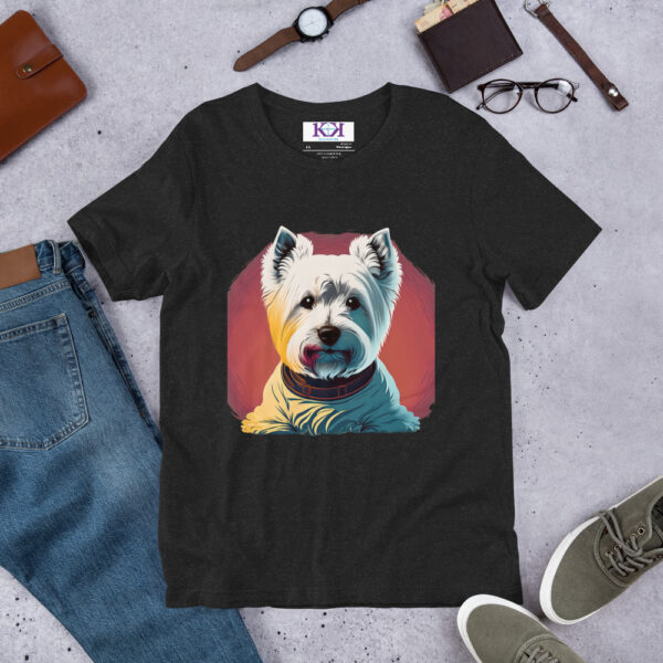 West Highland White Terriers dog Unisex t-shirt - Image 2