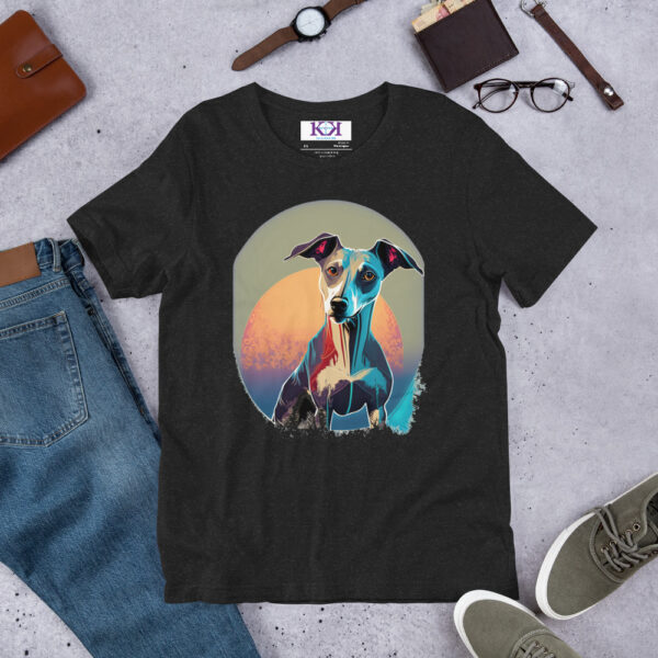 Whippets dog Unisex t-shirt - Image 2