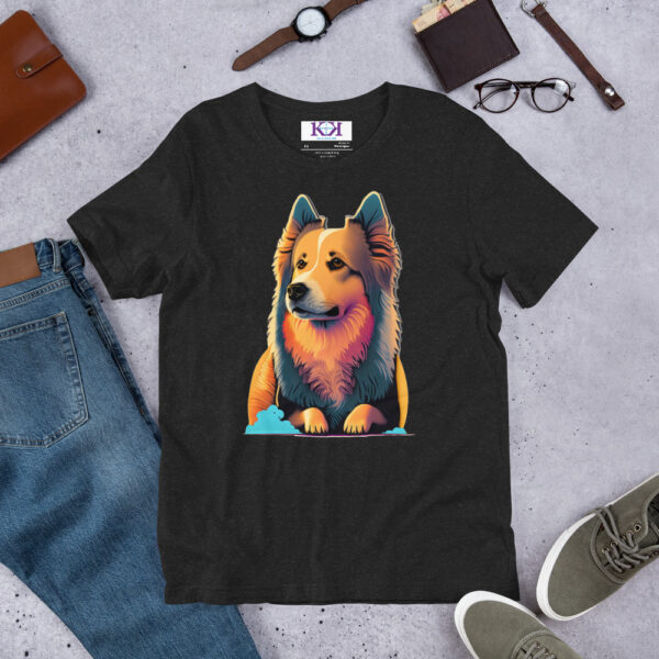 Keeshonden dog Unisex t-shirt - Image 2