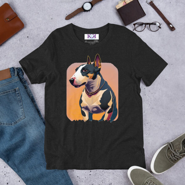 Miniature Bull Terriers dog Unisex t-shirt - Image 2