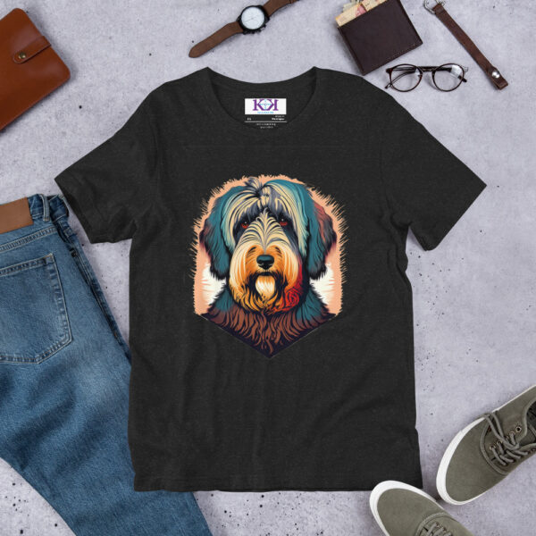 Briards dog Unisex t-shirt - Image 2